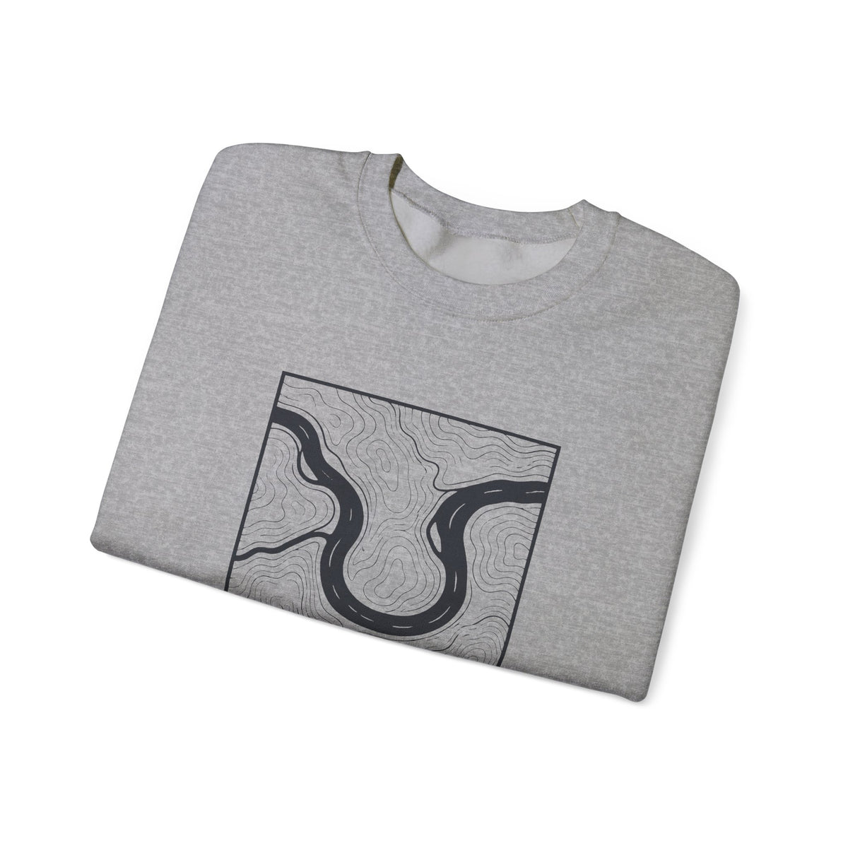 Knoxville Topo Map Crewneck Sweatshirt