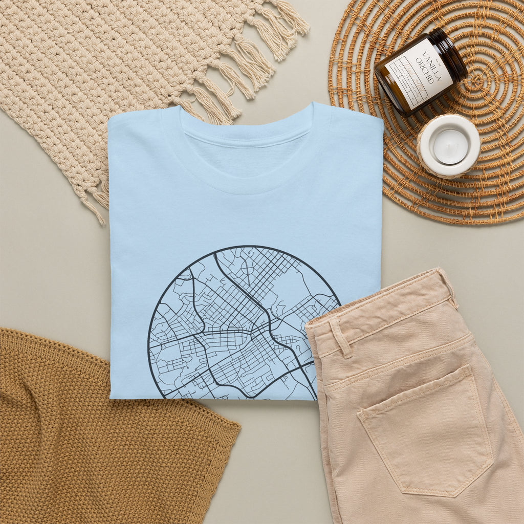 Johnson City Street Map T-Shirt