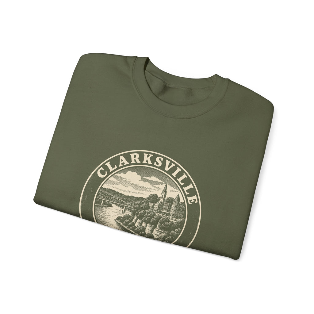 Clarksville Park Badge Crewneck Sweatshirt