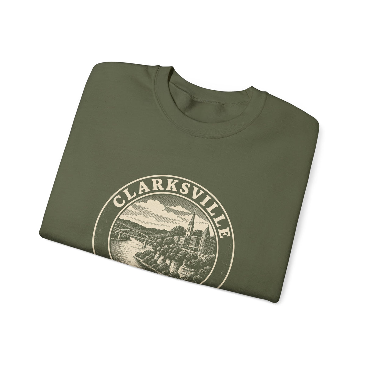 Clarksville Park Badge Crewneck Sweatshirt