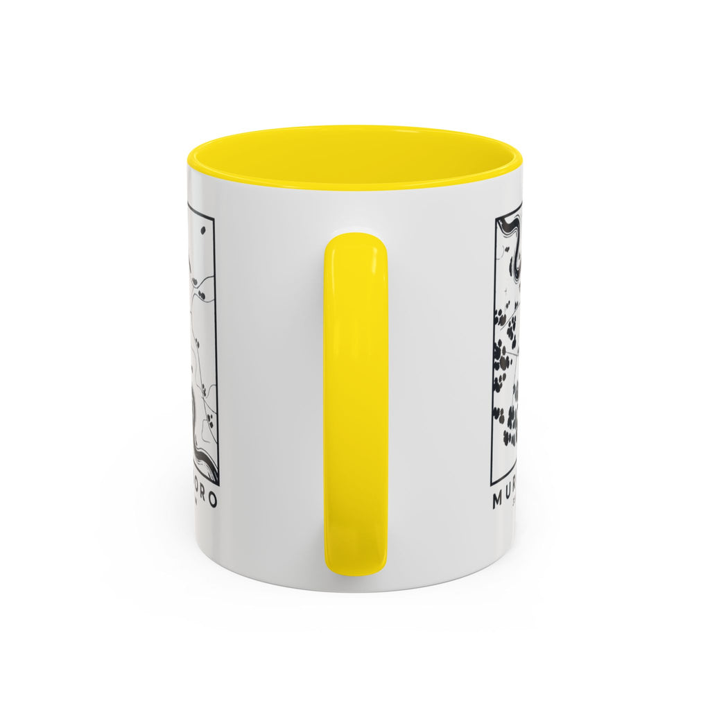 Murfreesboro Topo Map Accent Mug