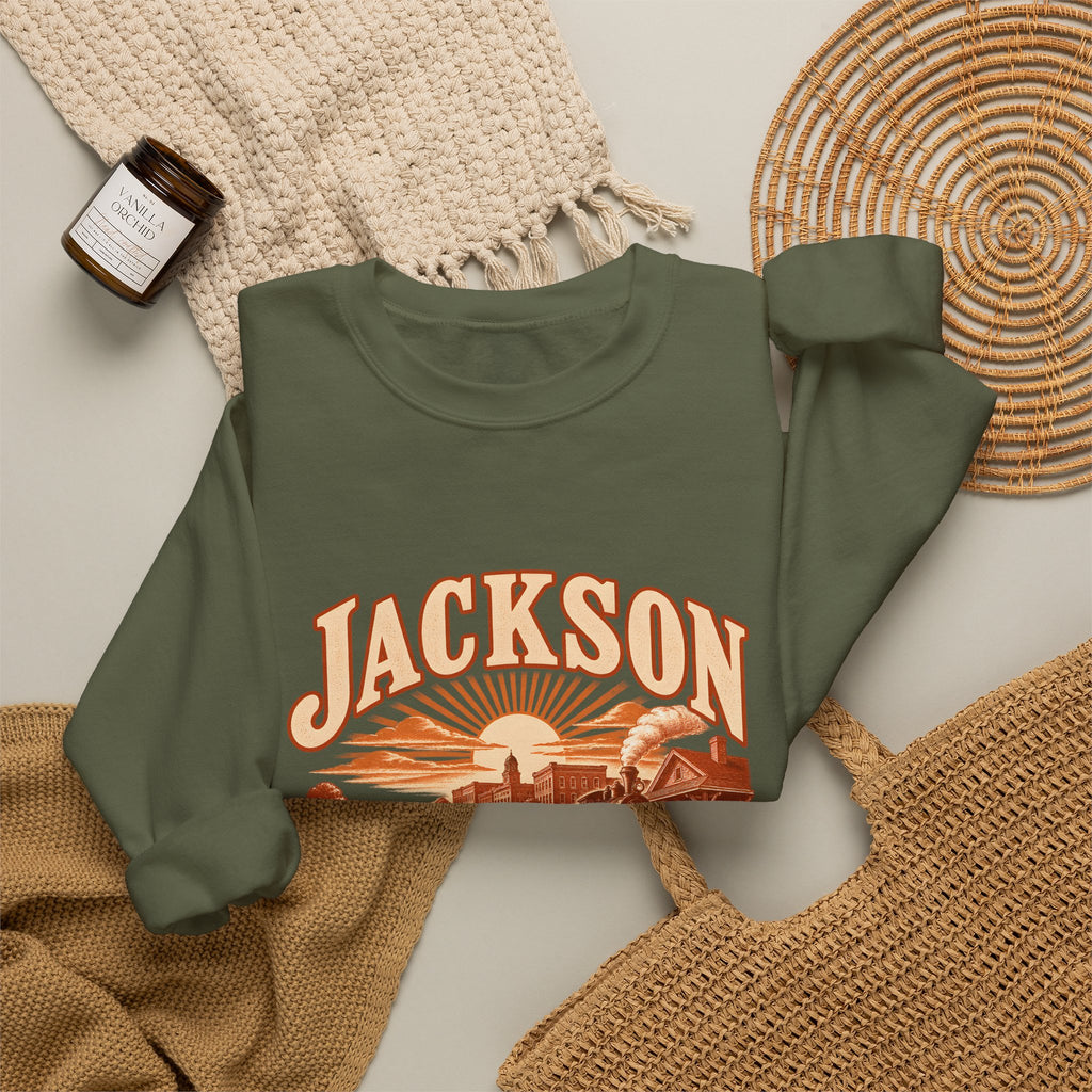 Jackson Engraved Valley Crewneck Sweatshirt