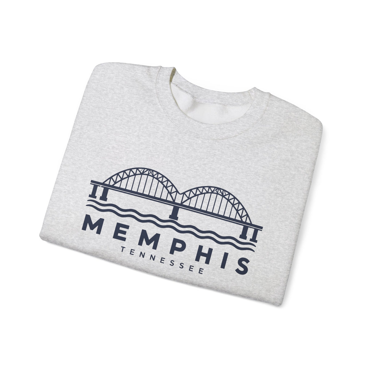 Memphis Hernando de Soto Bridge Crewneck Sweatshirt