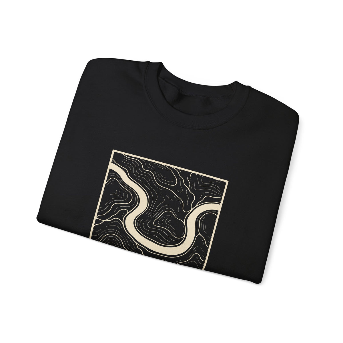 Nashville Topo Map Crewneck Sweatshirt
