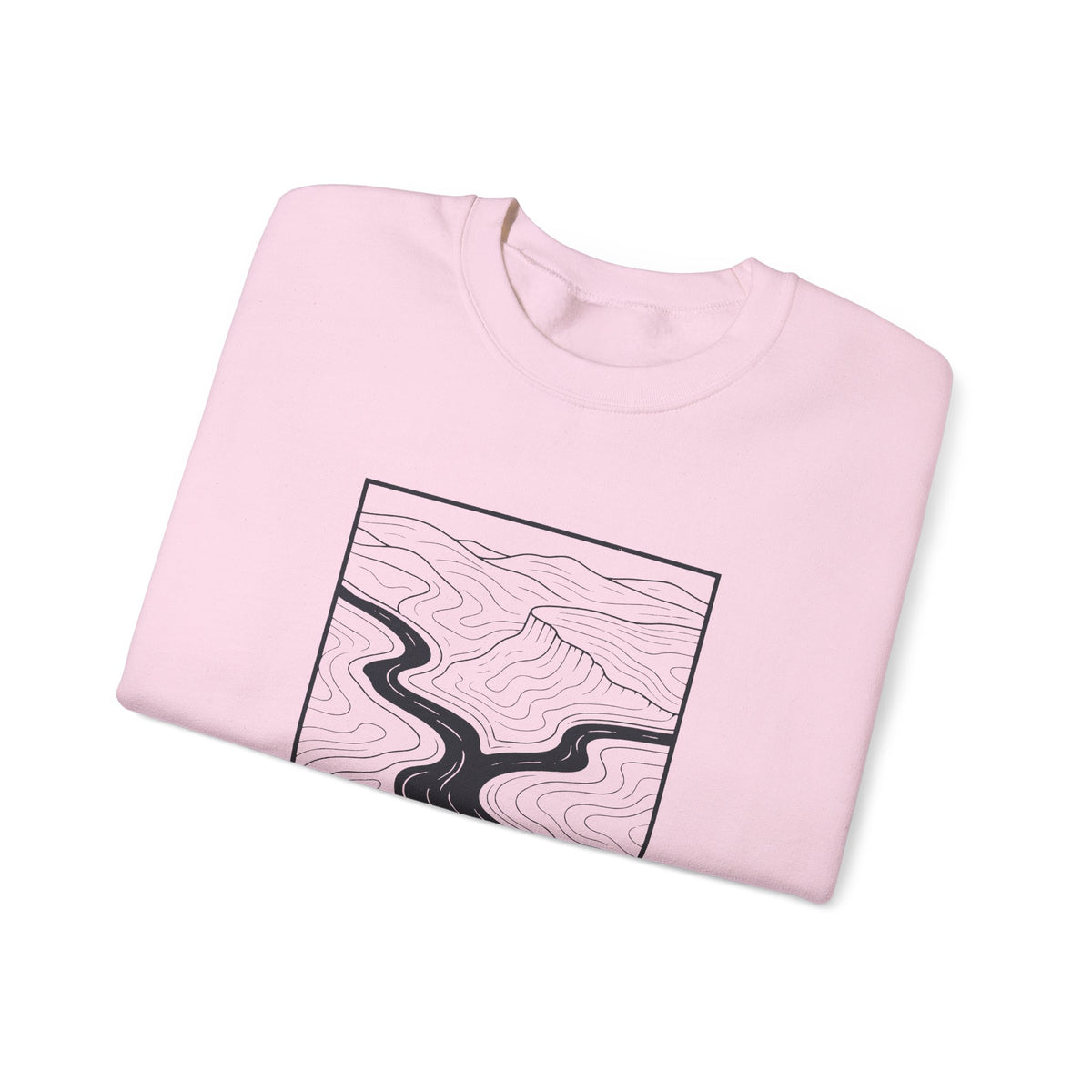 Clarksville Topo Map Crewneck Sweatshirt
