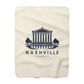 Nashville Parthenon Sherpa Blanket