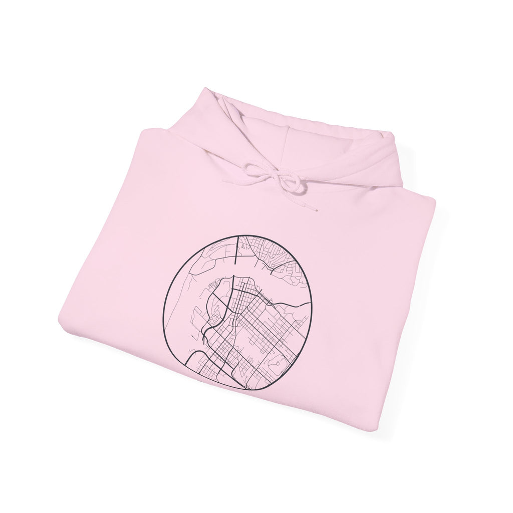 Chattanooga Street Map Hoodie
