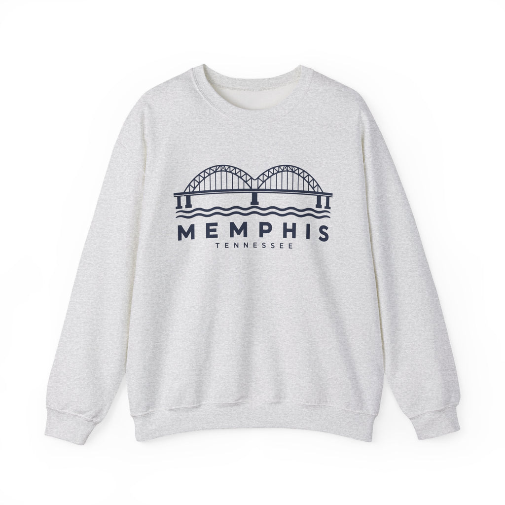 Memphis Hernando de Soto Bridge Crewneck Sweatshirt