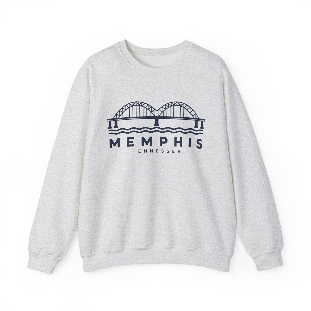 Memphis Hernando de Soto Bridge Crewneck Sweatshirt