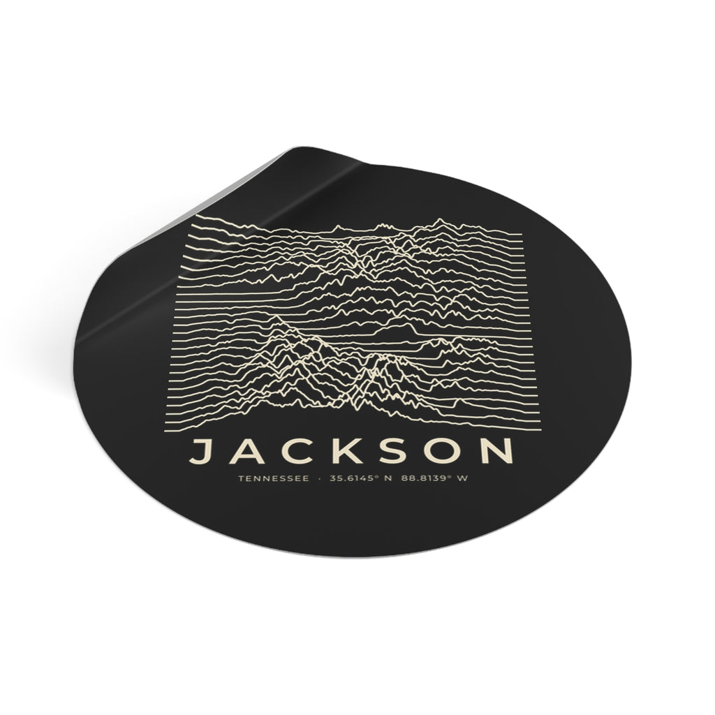 Jackson Ridgeline Sticker (Black)