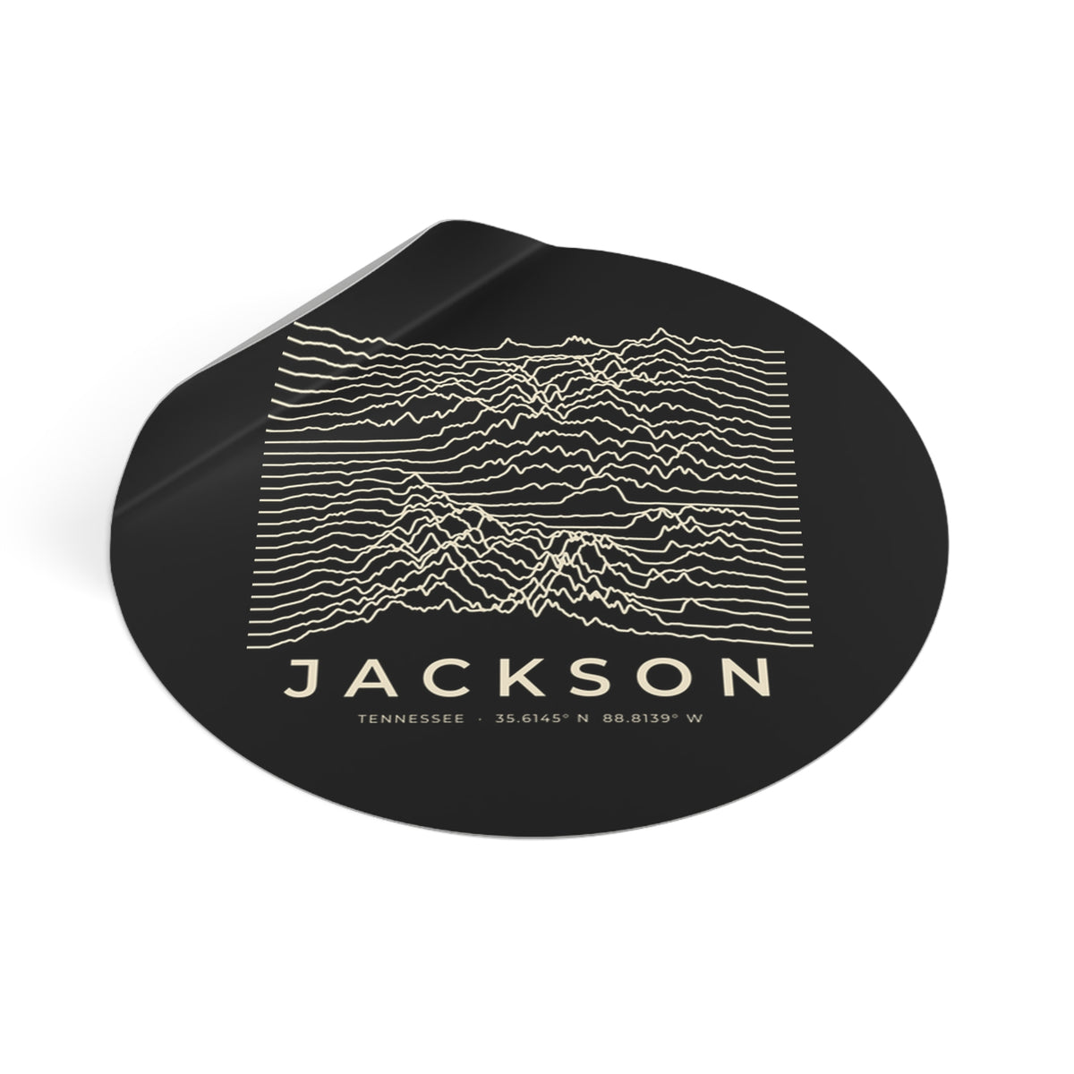 Jackson Ridgeline Sticker (Black)