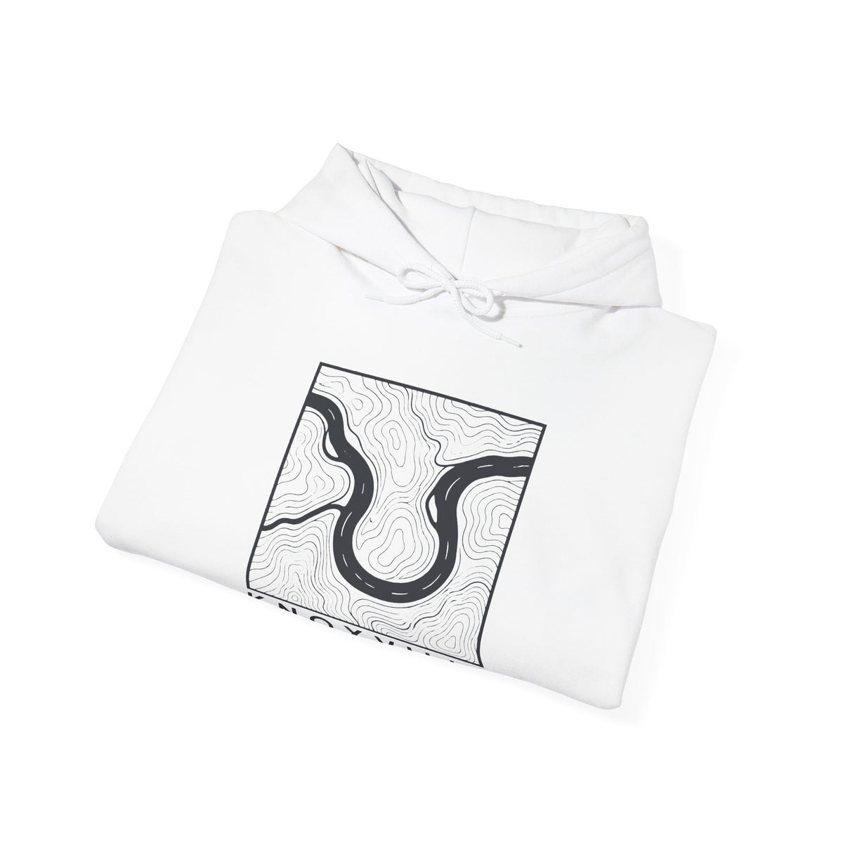 Knoxville Topo Map Hoodie