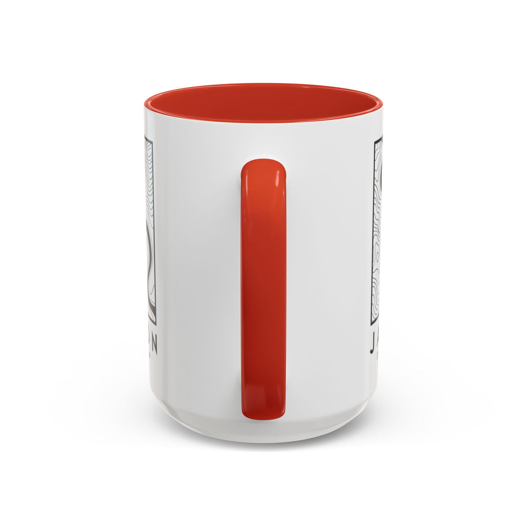 Jackson Topo Map Accent Mug