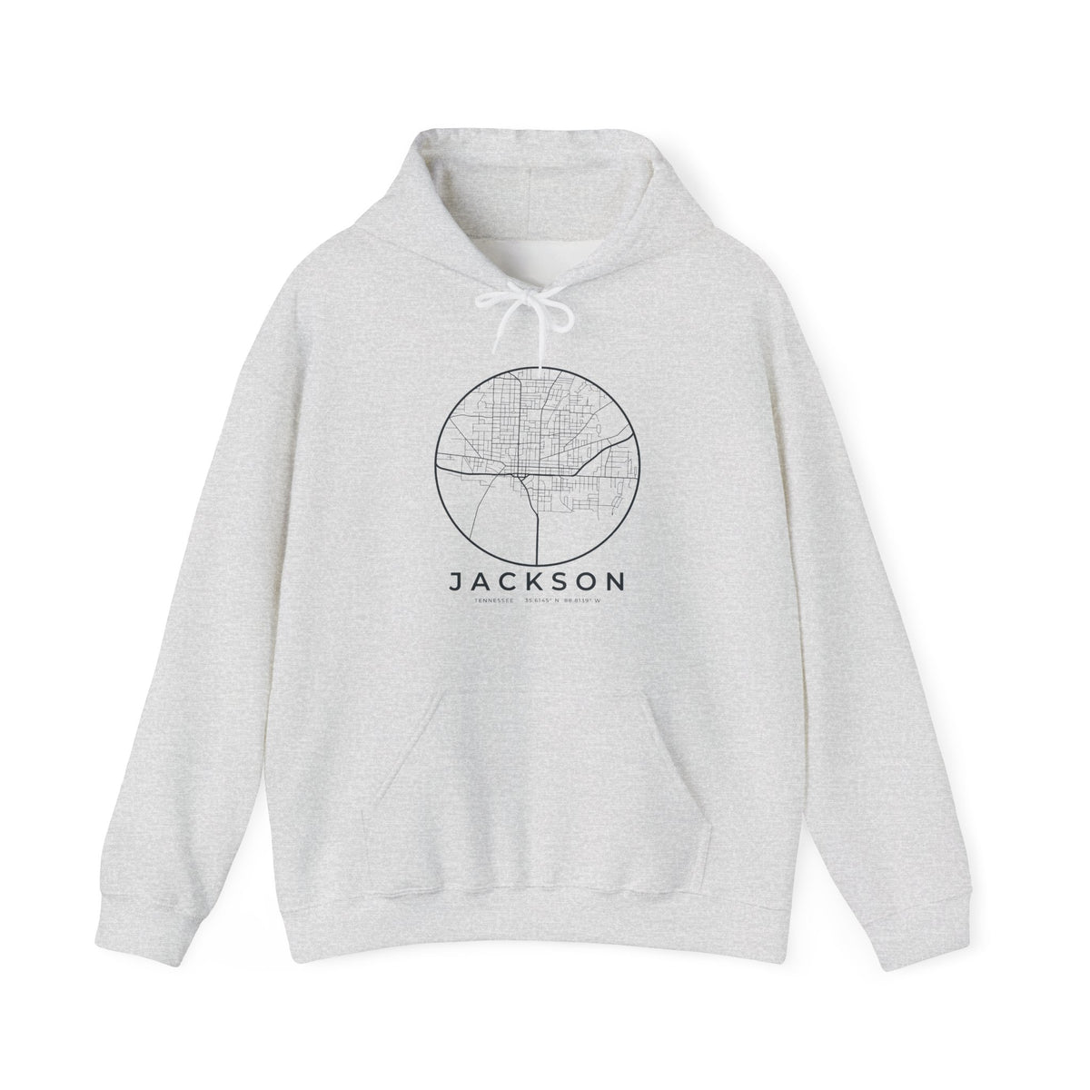 Jackson Street Map Hoodie