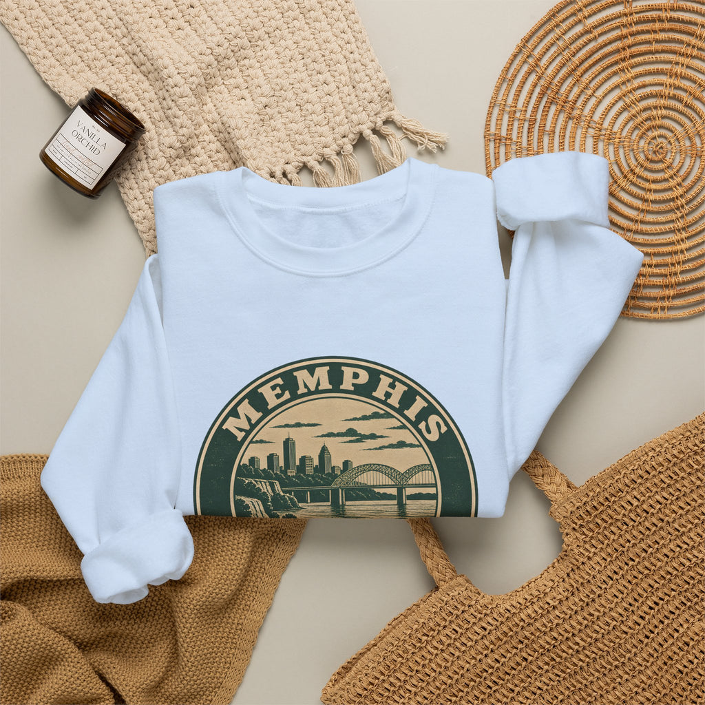 Memphis Park Badge Crewneck Sweatshirt