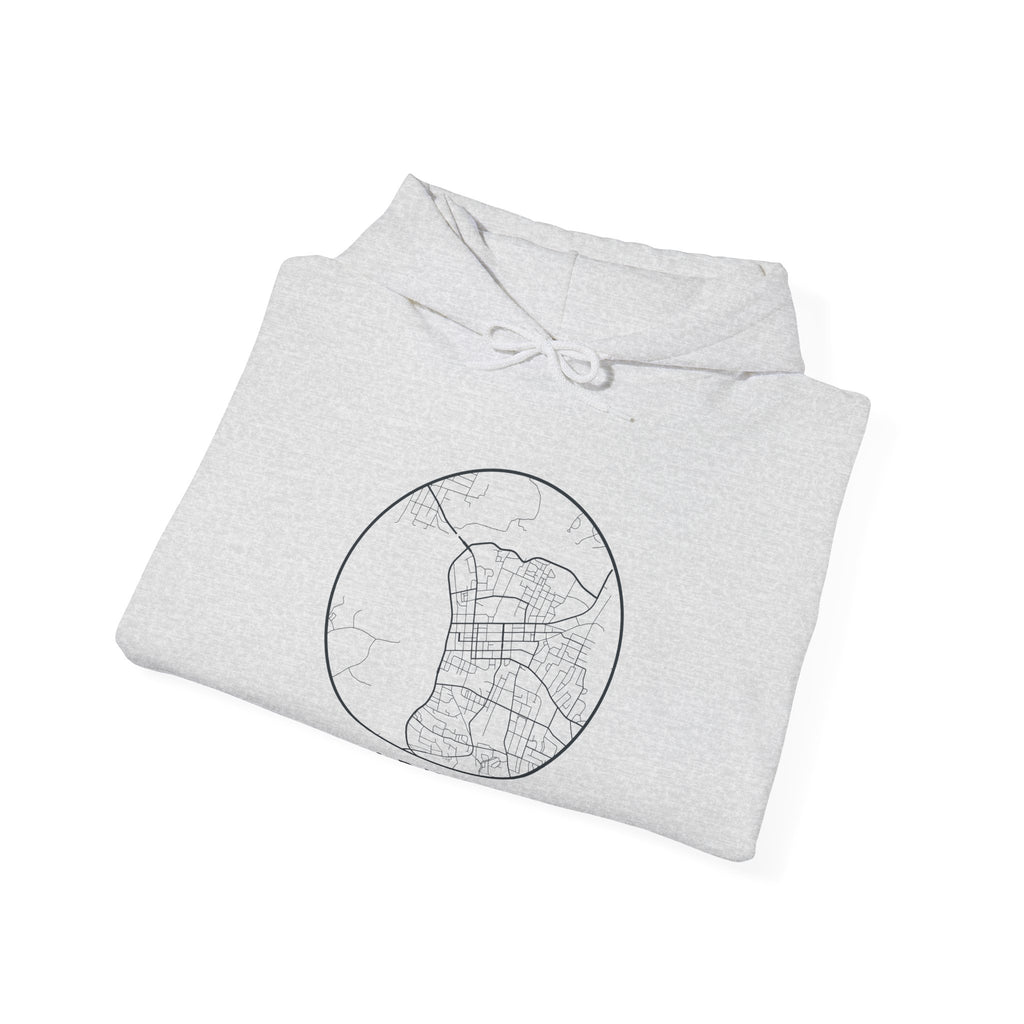 Clarksville Street Map Hoodie