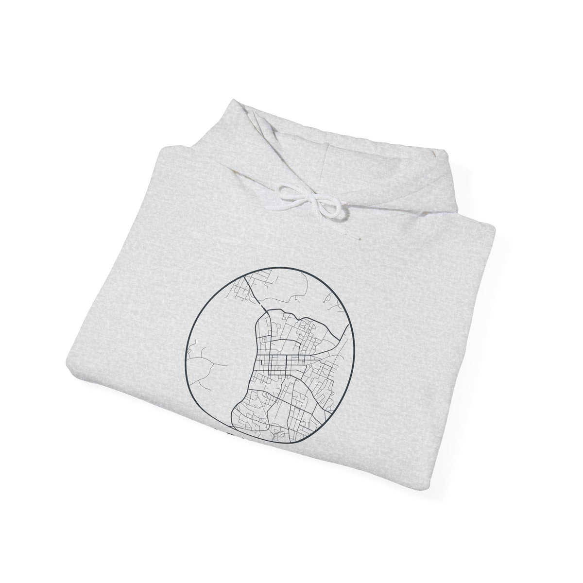 Clarksville Street Map Hoodie