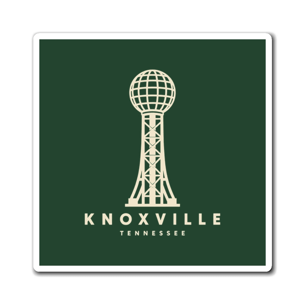 Knoxville Sunsphere Magnet (Forest Green)