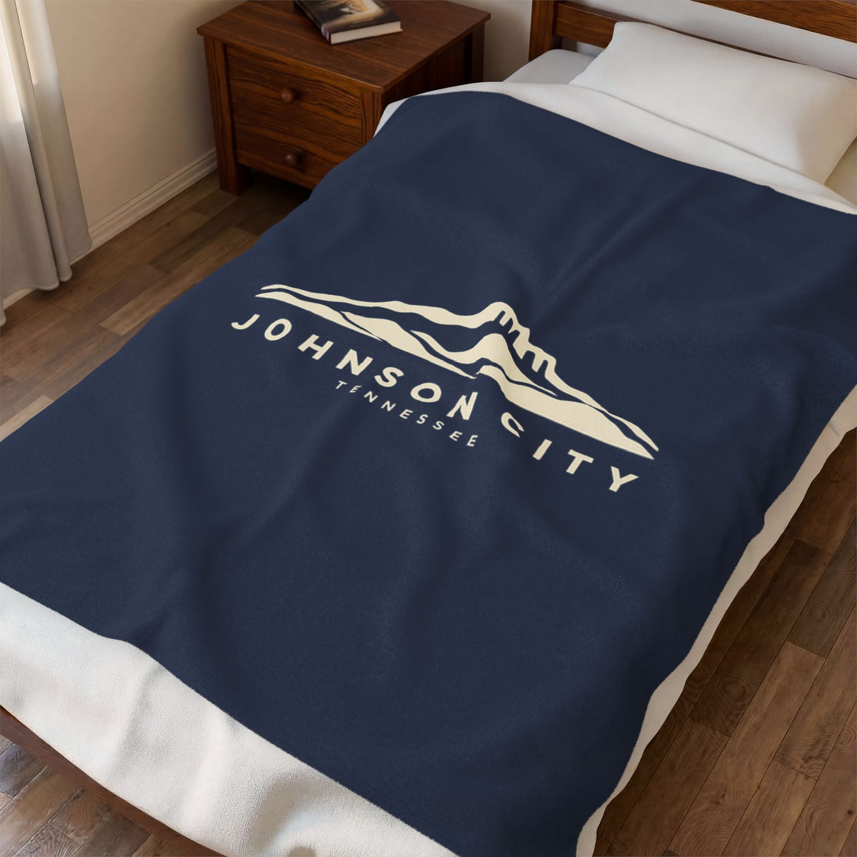 Johnson City Buffalo Mountain Blanket (Navy)