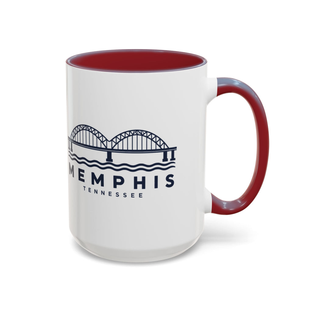 Memphis Hernando de Soto Bridge Accent Mug