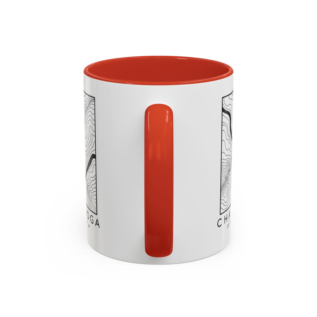 Chattanooga Topo Map Accent Mug
