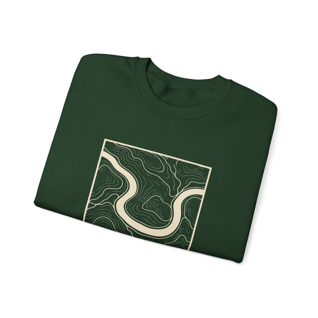 Nashville Topo Map Crewneck Sweatshirt