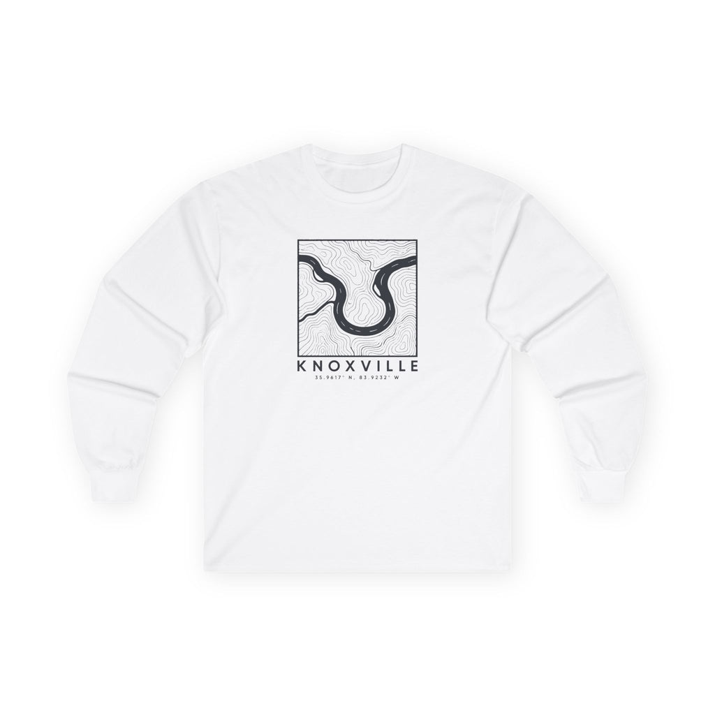 Knoxville Topo Map Long Sleeve T-Shirt