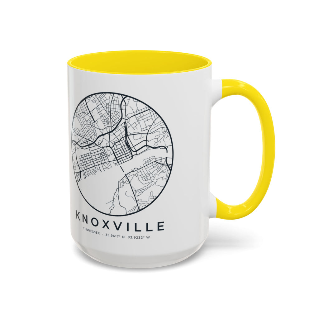 Knoxville Street Map Accent Mug