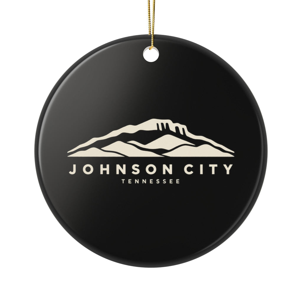 Johnson City Buffalo Mountain Ornament (Black)