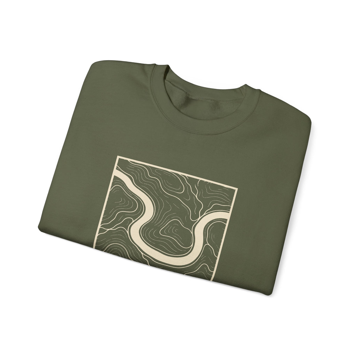 Nashville Topo Map Crewneck Sweatshirt