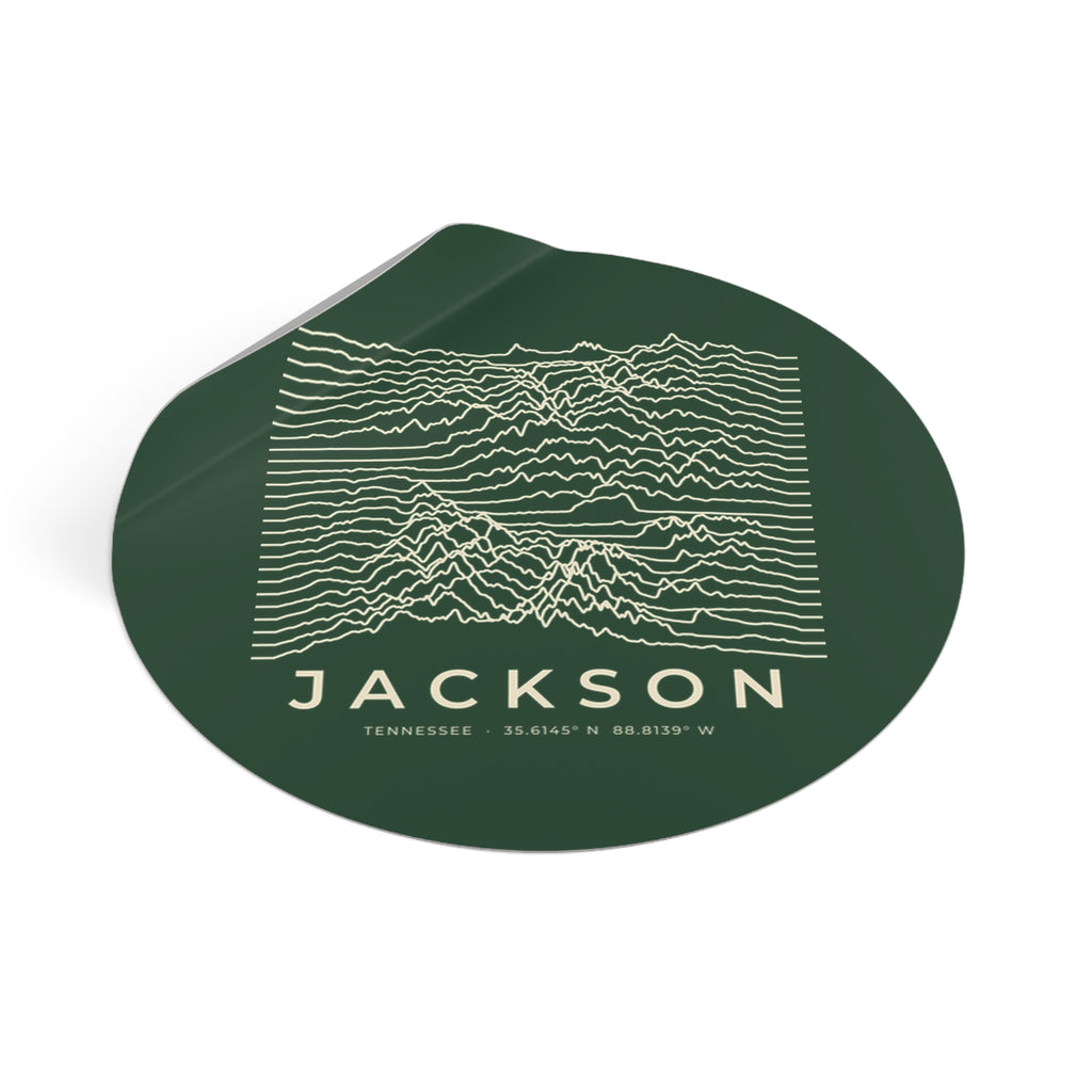 Jackson Ridgeline Sticker (Forest Green)