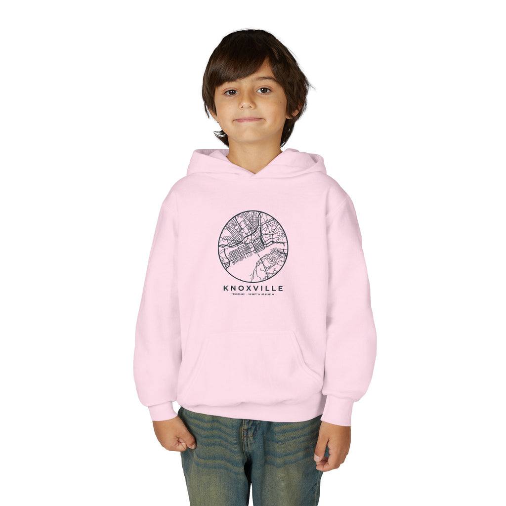 Knoxville Street Map Kids Hoodie
