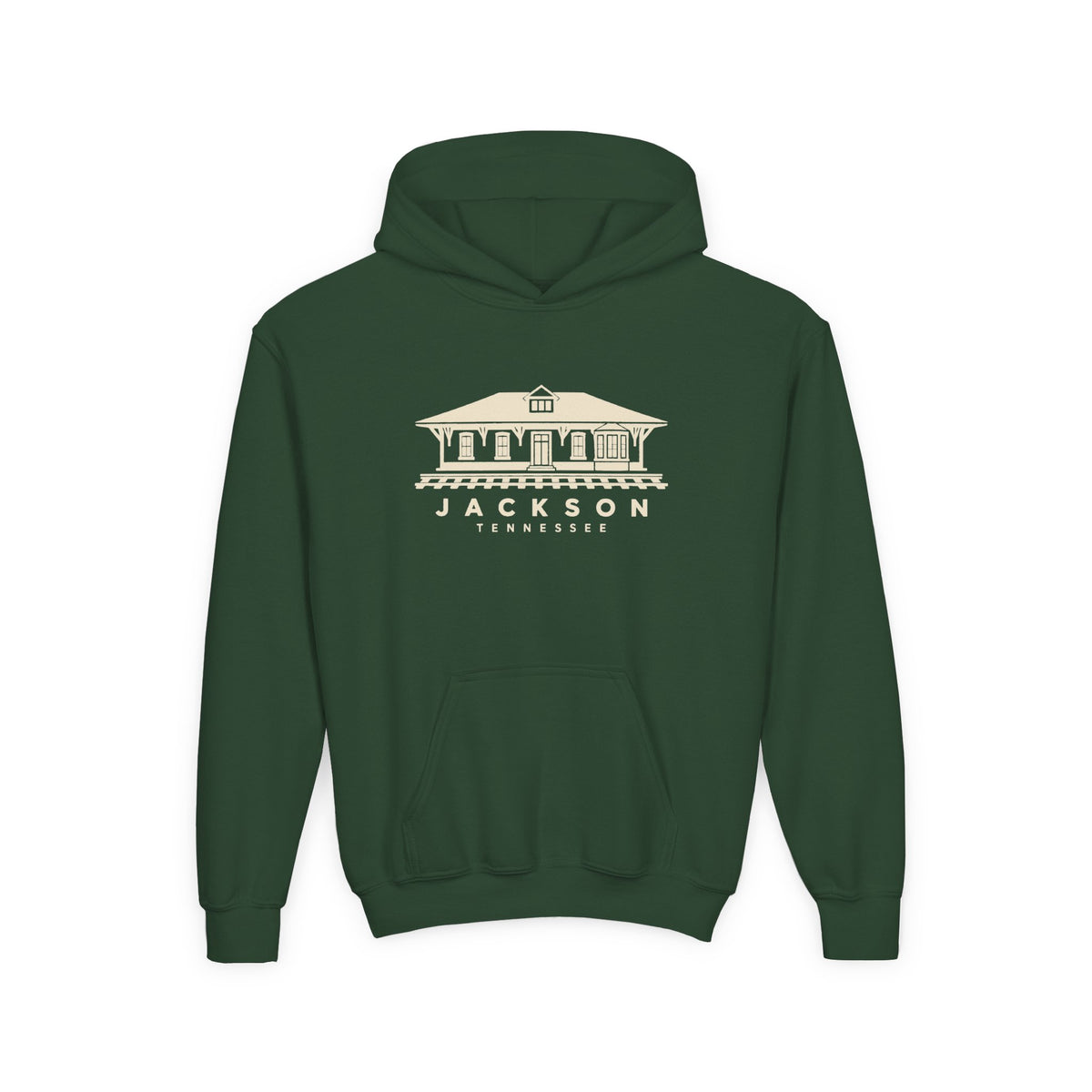 Jackson Train Depot Kids Hoodie