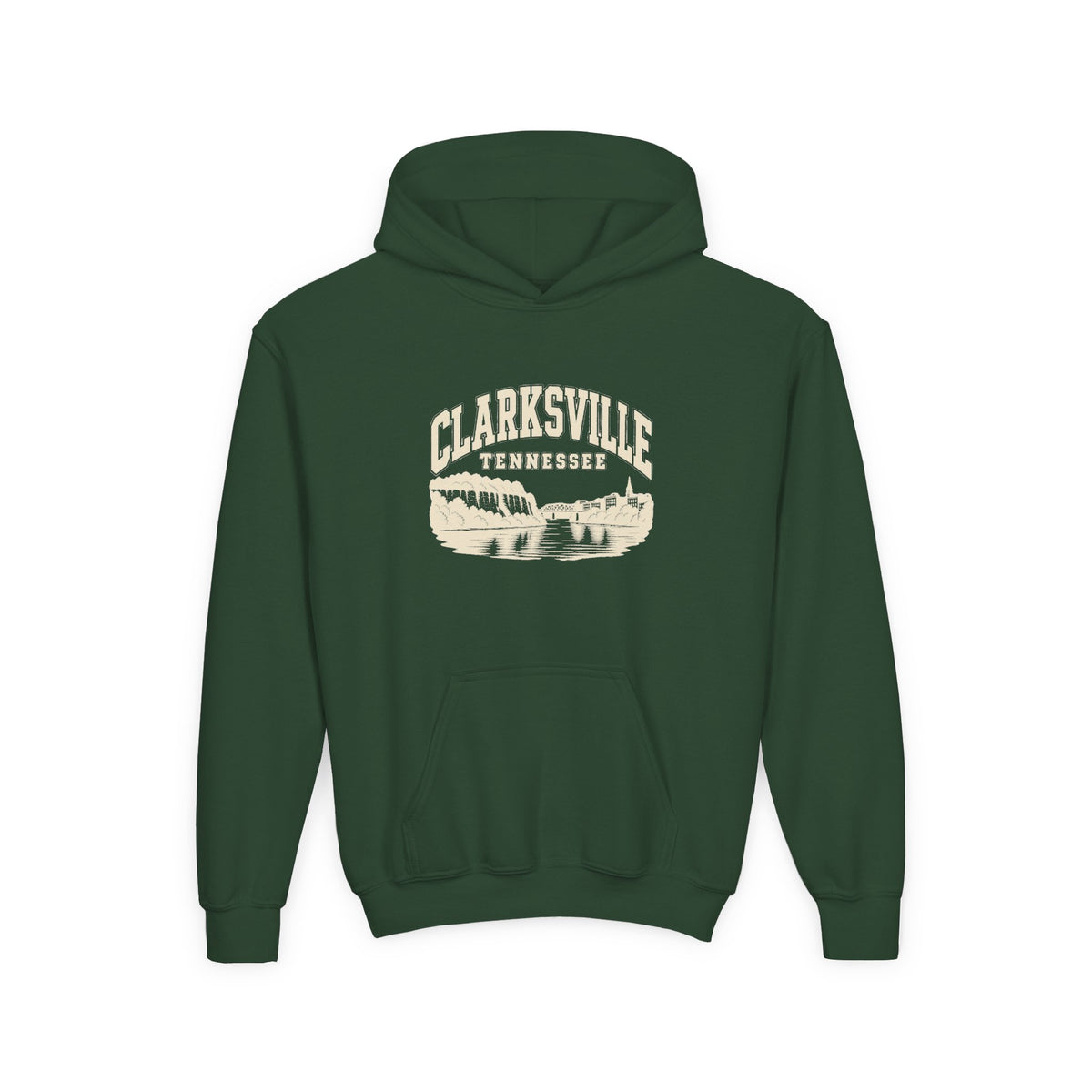 Clarksville Vintage Varsity Kids Hoodie