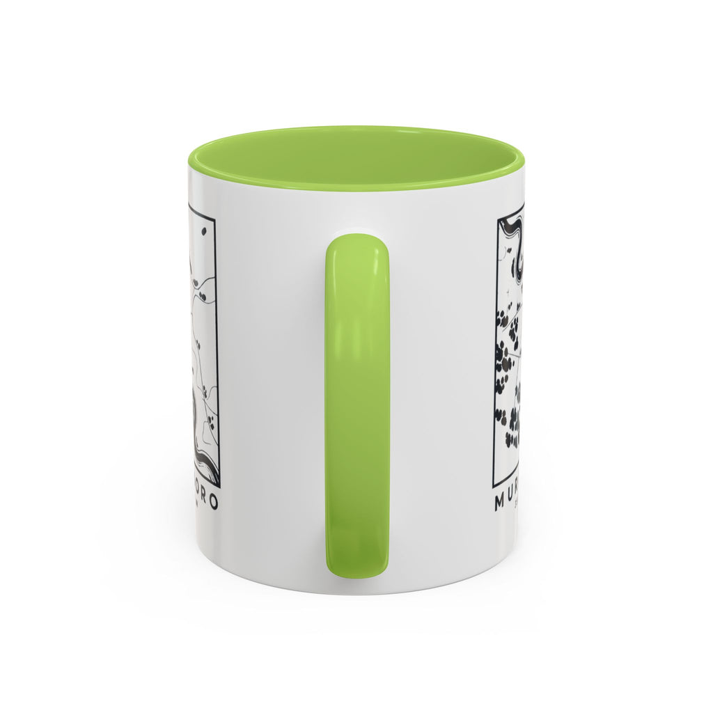 Murfreesboro Topo Map Accent Mug