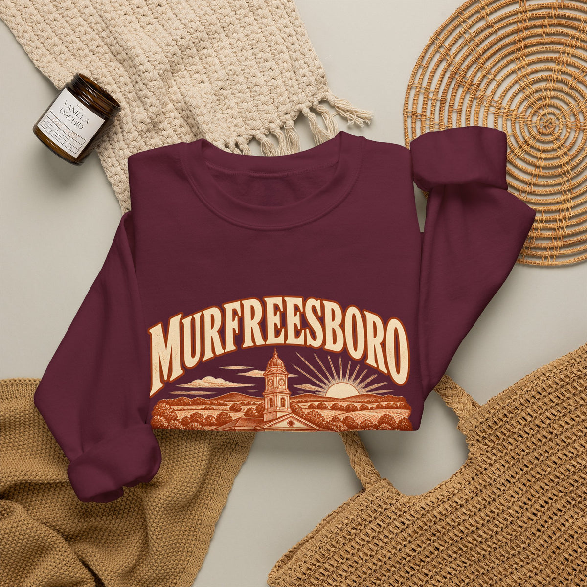 Murfreesboro Engraved Valley Crewneck Sweatshirt