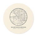 Murfreesboro Street Map Sticker