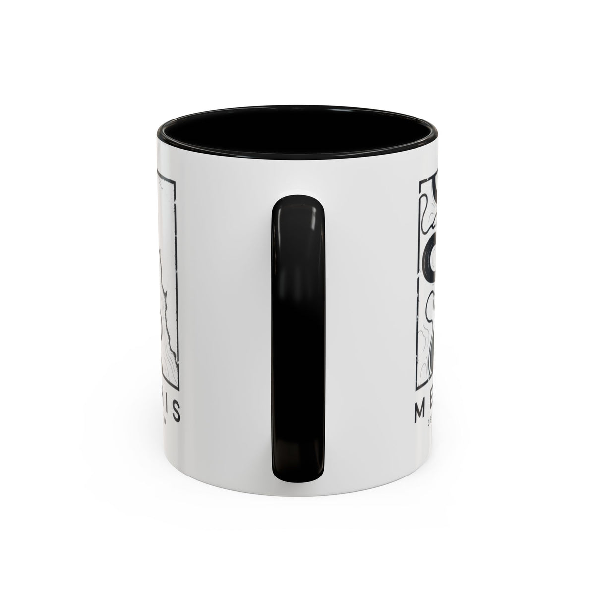 Memphis Topo Map Accent Mug