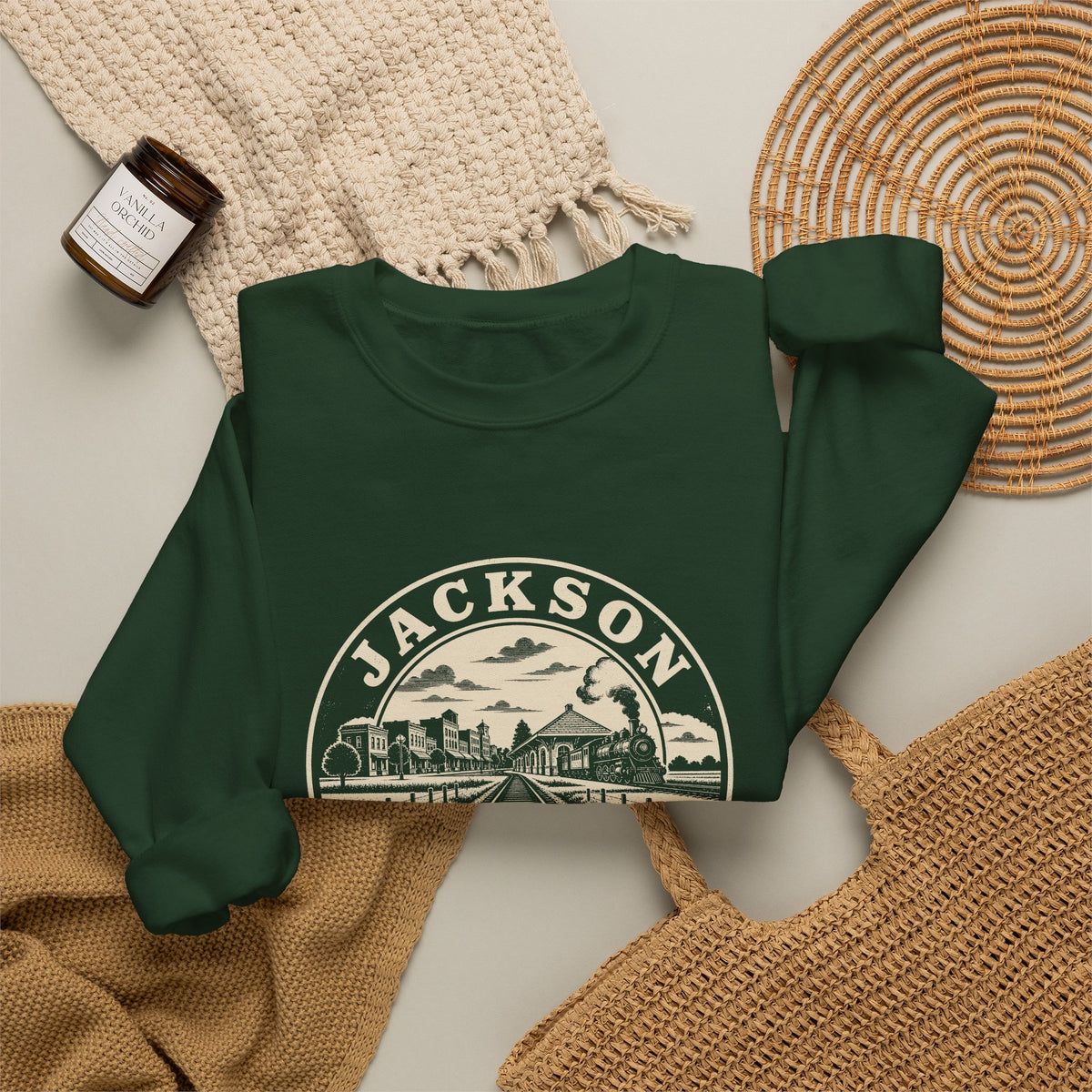 Jackson Park Badge Crewneck Sweatshirt