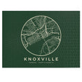 Knoxville Street Map Puzzle (Forest Green)
