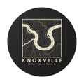 Knoxville Topo Map Sticker (Black)