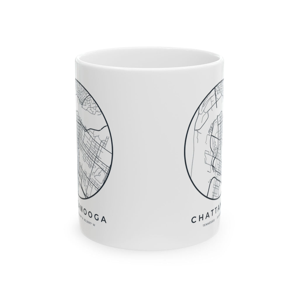 Chattanooga Street Map Mug