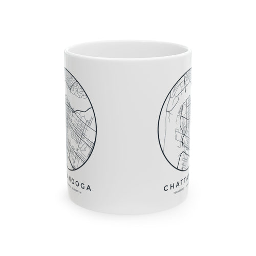 Chattanooga Street Map Mug