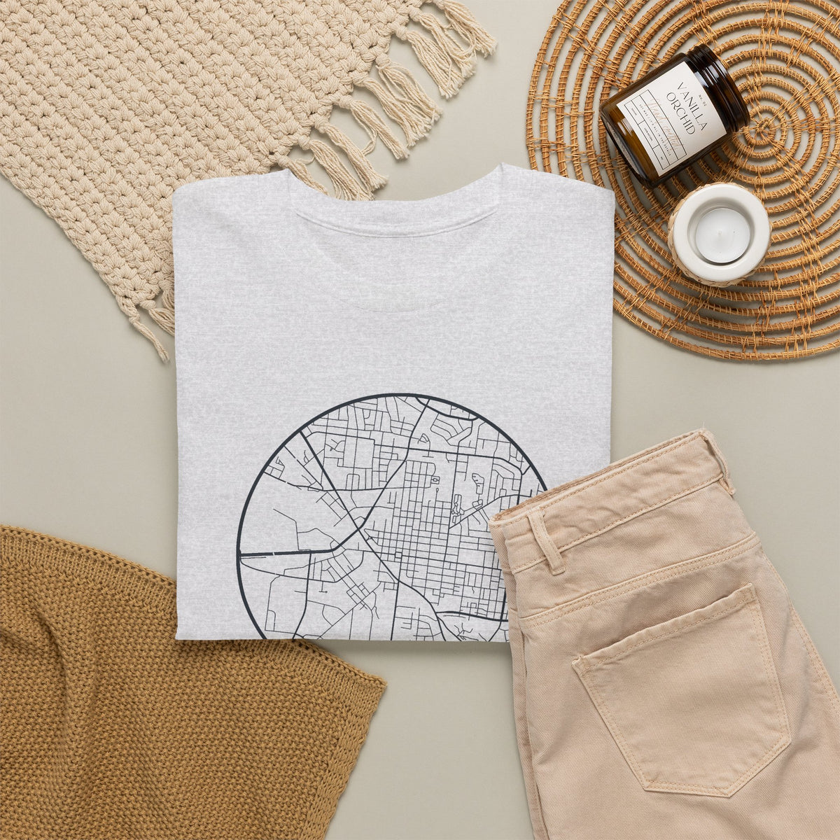 Murfreesboro Street Map T-Shirt