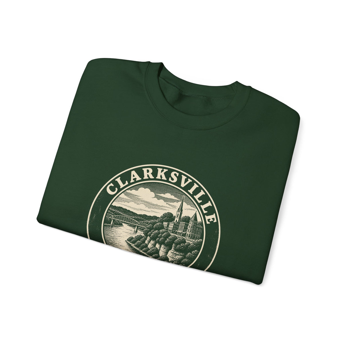 Clarksville Park Badge Crewneck Sweatshirt
