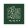 Chattanooga Ridgeline Magnet (Forest Green)
