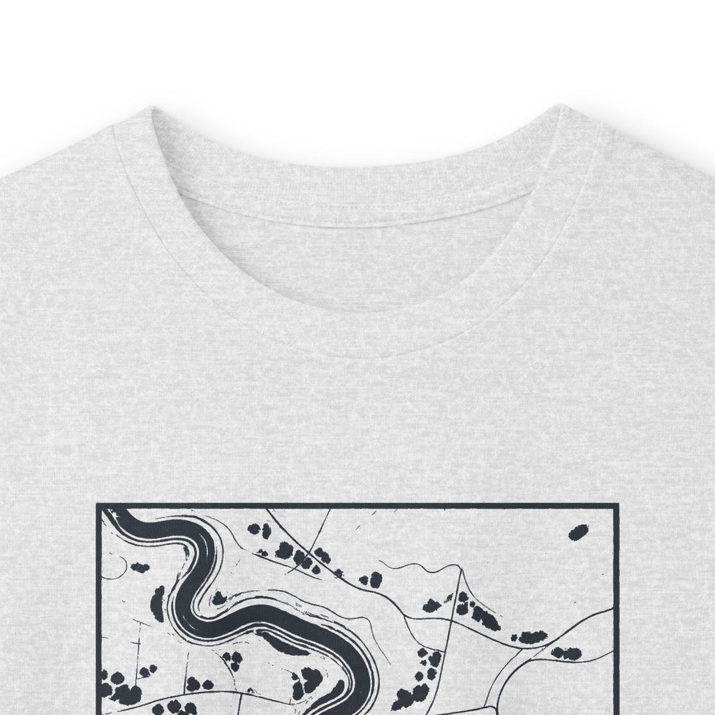 Murfreesboro Topo Map Long Sleeve T-Shirt