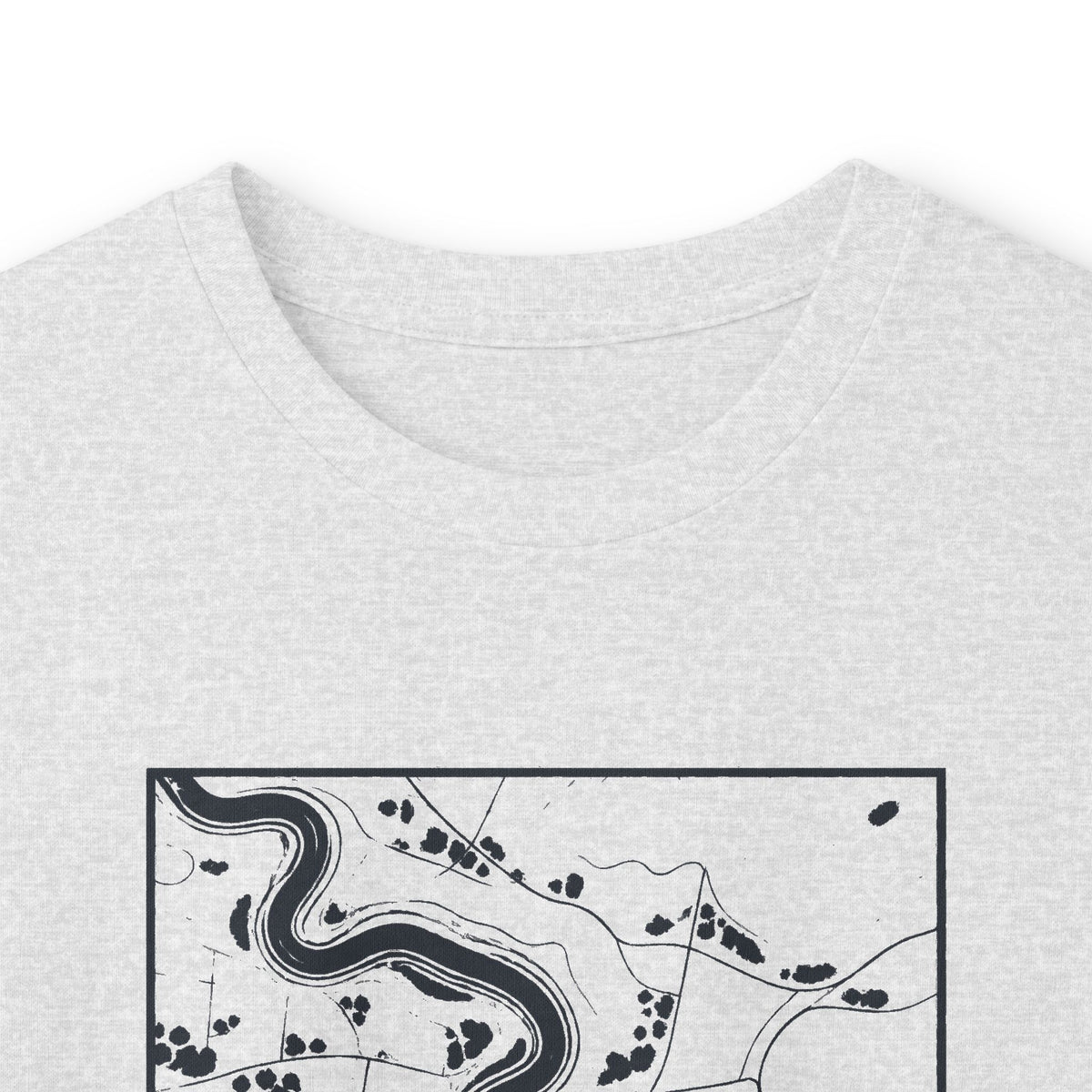 Murfreesboro Topo Map Long Sleeve T-Shirt