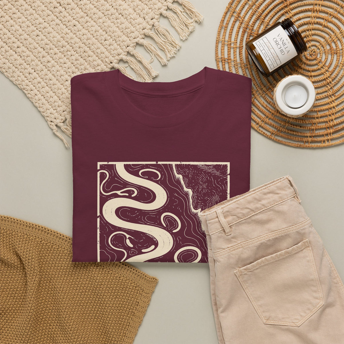 Memphis Topo Map T-Shirt