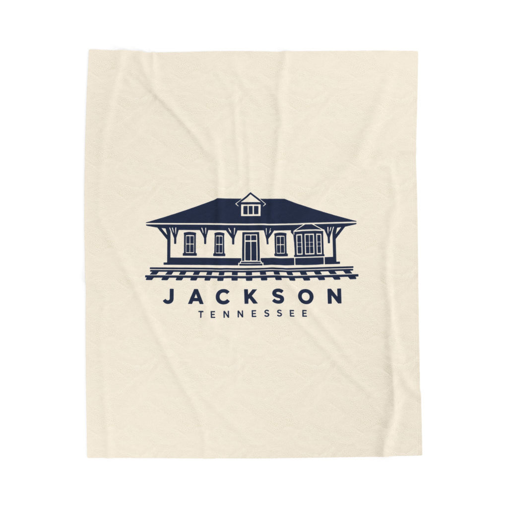 Jackson Train Depot Blanket